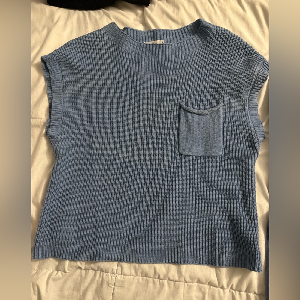 Blue Knit Set